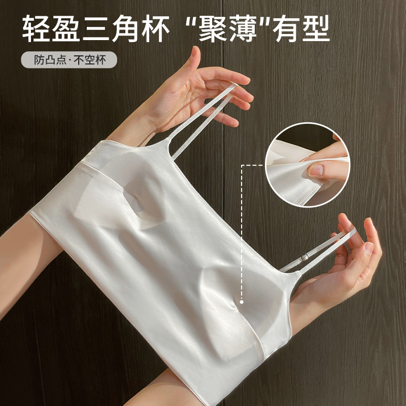 Quần Lót Nữ Ống Phong Cách Hàng Đầu Liền Mạch Mỏng Dây Đeo Vai Sling Gợi Cảm Sâu U Đẹp Lưng Áo Ngực