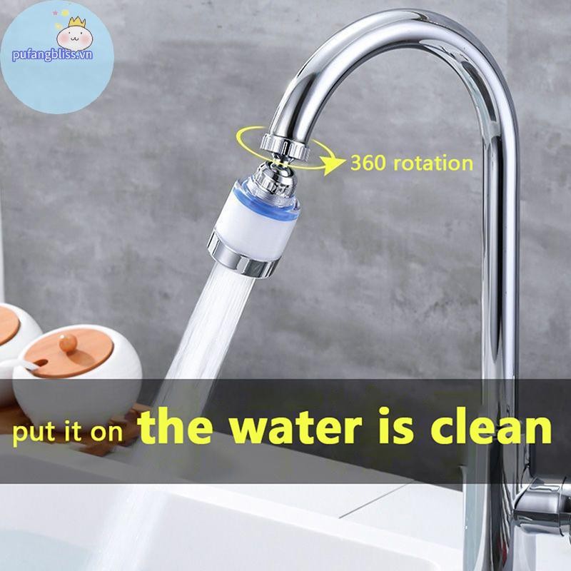 Pufangbliss Vòi nước nhà bếp Vòi lọc bong bóng áp Máy lọc nước VN