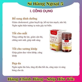 [Chính hãng Đủ Bill] Viên uống Omega 3-6-9 Mirrolla của Nga hộp 100 viên