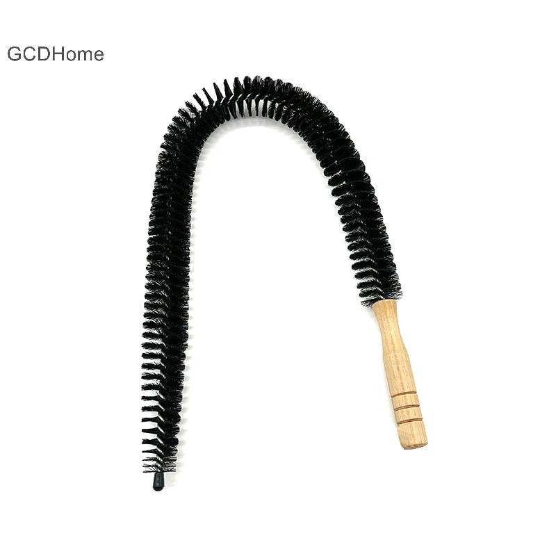 Gcdhome 73cm Bàn chải làm sạch tản nhiệt đa năng có thể uốn cong Máy giặt mỏng dài Máy sấy bụi Dụng cụ làm sạch Bàn chải ống HOT