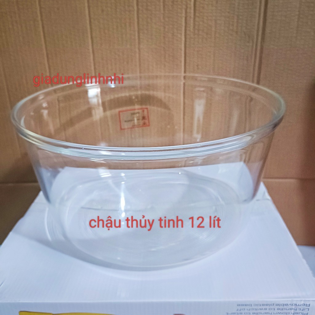 Thân và Phụ kiện Lò Nướng Thủy Tinh Dung Tích 12 lít- 17 lít dùng được cho tấc cả các loại lò nướng