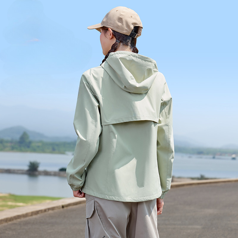 Ảnh Áo khoác thể thao CAMEL CROWN Áo khoác có mũ trùm đầu chống nước cho nam và nữ Áo khoác chống gió ngoài trời 4
