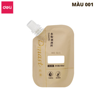 Màu Gouache Dmast Dạng Túi 80/100ml Cao Cấp Deli Màu Bột Pha Sẵn Vẽ Tranh Vải Toan Tranh Tường Tô Tượng Vẽ Chuyên Nghiệp