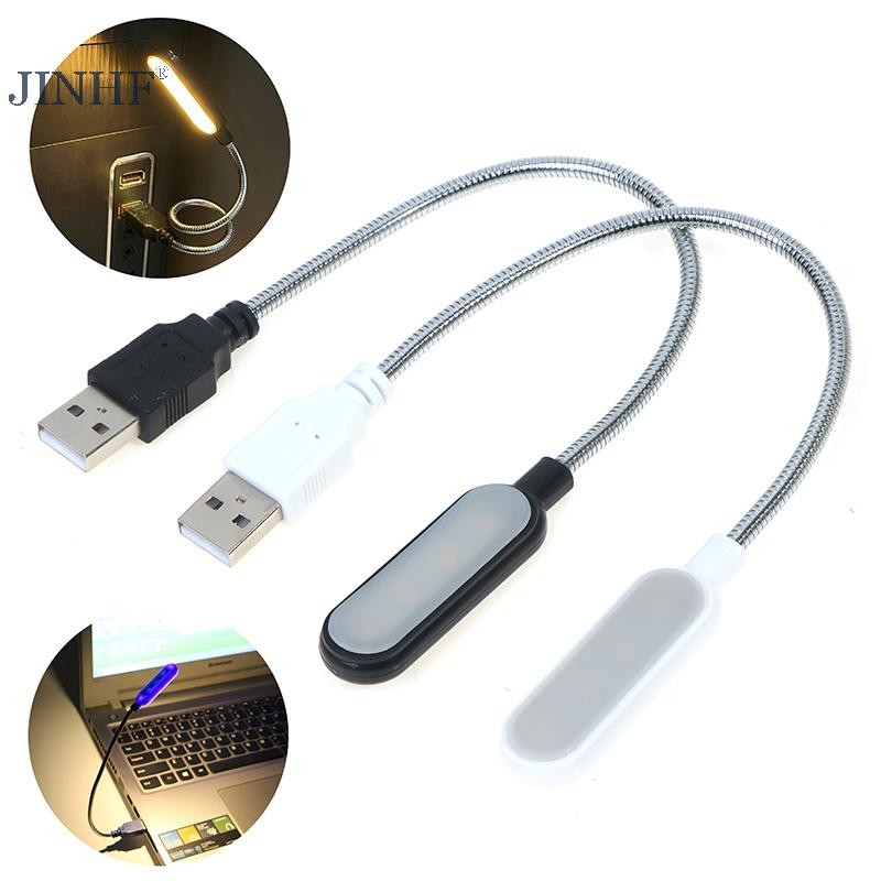 Máy tính xách tay linh hoạt JINHF Đèn LED USB Bàn đọc Đèn bàn cho PC HOT