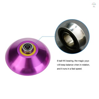 Chuyên Nghiệp Magic Yoyo T5 Overlord Hợp Kim Nhôm Kim Loại Yoyo 8 Bóng KK Mang Có Dây Cho Trẻ Em Tím