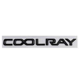 Dành Cho Geely coolray Tái Trang Bị Xe Dán ABS Đen Cá Tính Chữ Cái logo Phía Sau boot Nhãn Thân Đuôi Dán Bên Cửa Phần