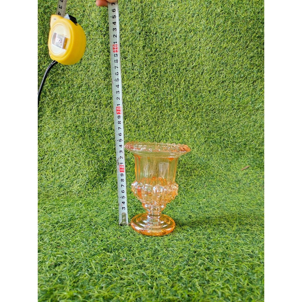 Ly đựng phật thủ, ly cắm hoa nghệ thuật- Cốc bày phật thủ thuỷ tinh dày dặn, thiết kế đẹp dùng để trưng bày phậ