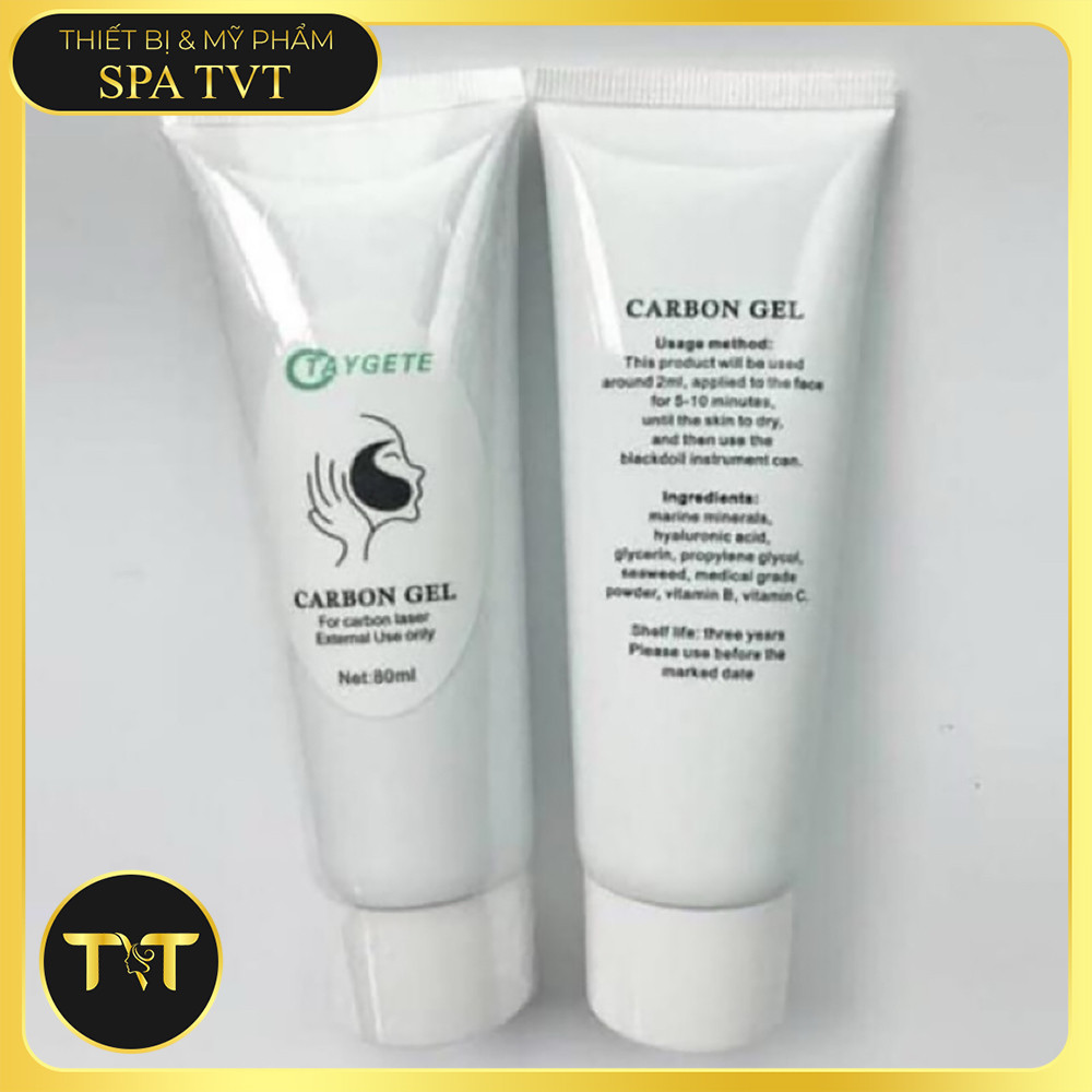 Tuýp Gel Cacbon , Tuyp Than Tre Đen Cho Máy Laser, Hỗ Trợ Trẻ Hóa Da, Se Khít Lỗ Chân Lông, Mờ Nám