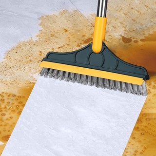 Chổi Chà Sàn Nhà Tắm Thiết Đầu Gạt Nước Và Đầu Chổi Xoay 120 Độ Quét Nhà Siêu Sạch Mọi Góc Bẩn
