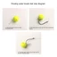 AWNGD 5 Móc Câu Cá Chép, Pesca Ready Made Fishing Hair Rigs Móc, 2025 Thiết Bị 3 # -10 # Cá Chép Giàn Câu Cá Dụ Câu Cá