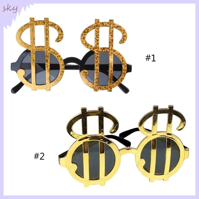 Bầu Trời Ngộ nghĩnh Kính Mát Đạo Cụ Đô La Dấu Hiệu Dễ Thương Vui Nhộn Sinh Nhật Photobooth Đạo Cụ Mới Lạ Sòng Bạc Chủ Đề Dự Tiệc Cung Cấp Cho Tee