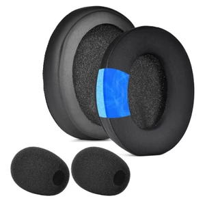BTM Đệm Tai Cách Ly Tiếng Ồn Mic Kính Chắn Gió Mic Cover Cho Cloud 2 Cloud II Cloud1 Tai Nghe Earmuff Lắp Đặt Dễ Dàng