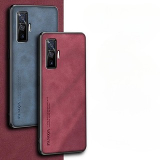 Ốp lưng Vivo iQOO 5 Pro 5G V2025A Da PU chống sốc Vỏ cứng Vỏ điện thoại mờ Ốp lưng silicon cho Vivo iQOO 5 Pro V2025A