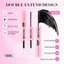 EBINLANDS Lash Bond và Seal, Keo dán mi chùm lâu trôi hai đầu, Keo dán lông mi giữ cực mạnh 2 trong 1 chống thấm nước để mặc cả ngày