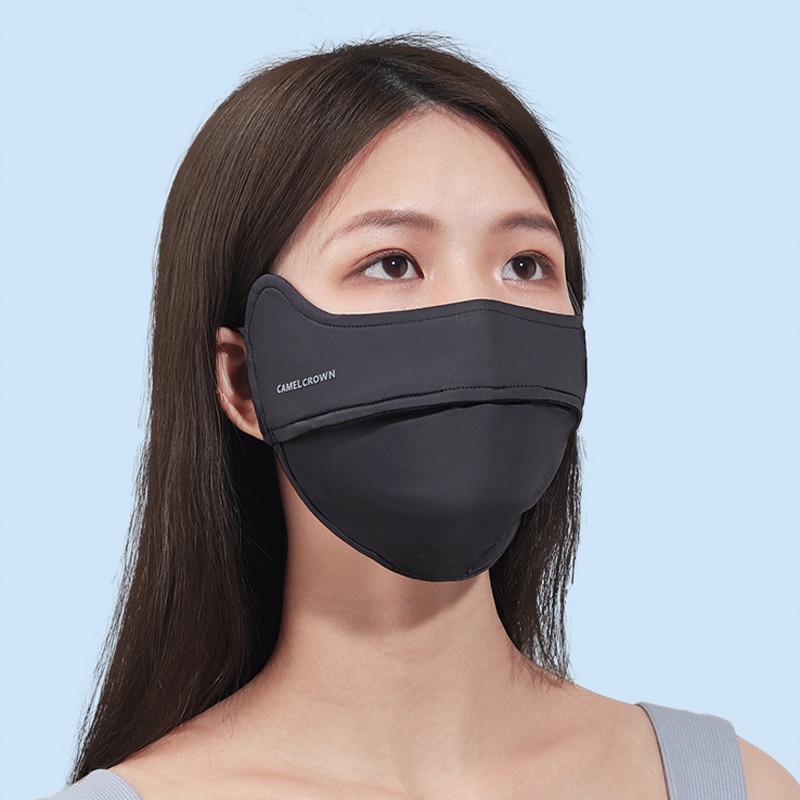 Ảnh Mặt nạ chống nắng nữ CAMEL CROWN Mặt nạ chống nắng 3D Stereo Mặt nạ che nắng thể thao đi xe đạp nhỏ 4