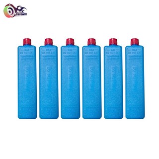 Dovewill 6 Chiếc Đá Pha Lê Hộp Đá Tủ Đông Khối Làm Mát Đá Gói Đá Làm Mát Cho Gia Đình Du Lịch Cắm Trại Điều Hòa Quạt