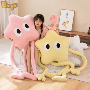 Đồ chơi sang trọng dài tay ngôi sao dễ thương, cỡ siêu lớn, Búp bê gối mềm, Quà tặng sinh nhật (0625)