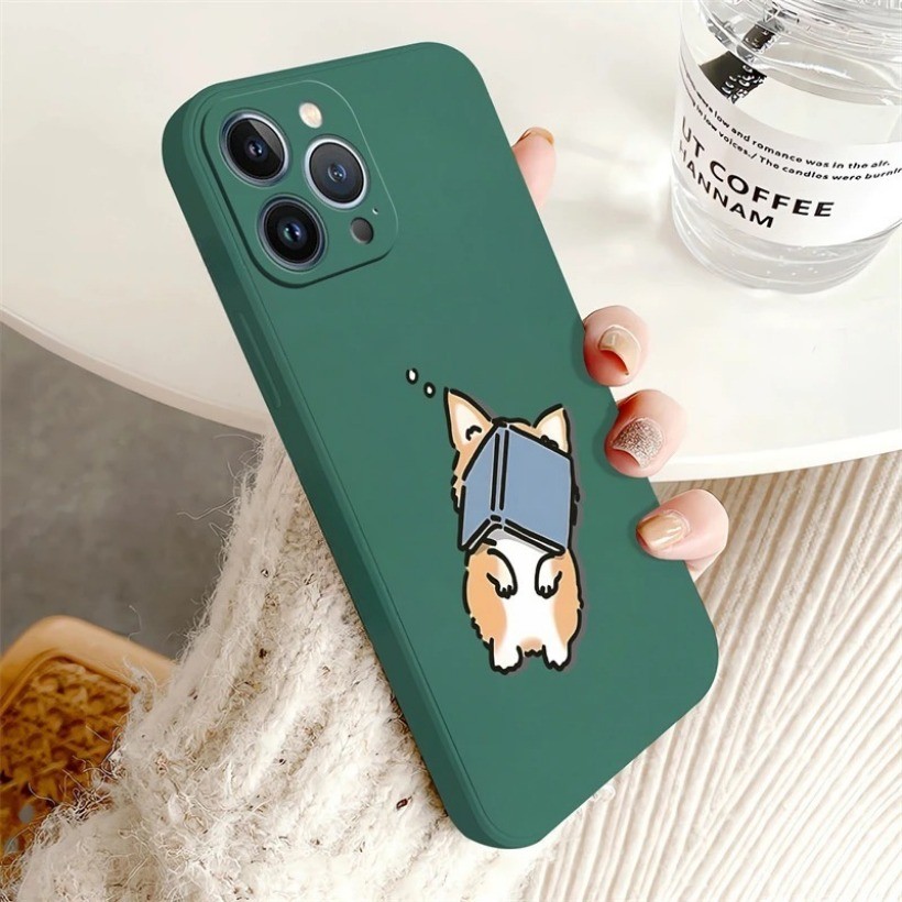 Ốp Điện Thoại Silicon Mềm Chống Sốc Cho Redmi Note 13 12 12T 11 11T Pro Speed 12 Turbo Mới Hàn Quốc Chó Con Dễ Thương Chó Con Bao
