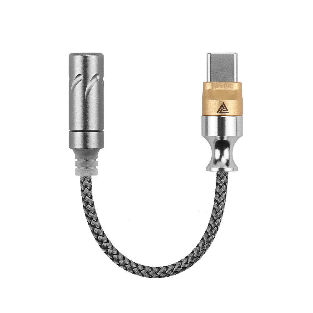 Qkz TC MAX + TC MAX PRO Adapter Sang Tai Nghe Cáp Âm Thanh Sang Điện Thoại Di Động Type-C Sang 3.5MM Chip Dây