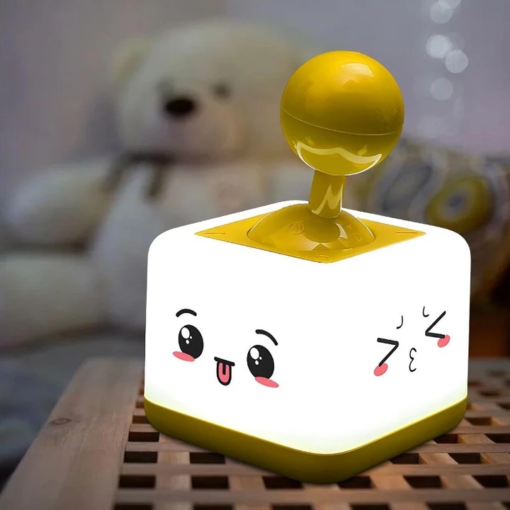 Đèn ngủ Đèn ngủ Rocker Night Light, hẹn giờ 2 tốc độ Đèn ngủ đầu giường Đèn USB có thể sạc lại Đèn bàn bên Đèn tăng ban đêm Đèn LED đồng hành (Rocker Yellow)
