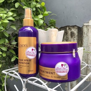 🇻🇳 Combo hấp và xịt dưỡng Lacei 500ml/200ml [ TN ]