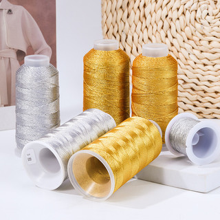Vòng tay dây bện thủ công màu đỏ, vàng, bạc, dây quấn