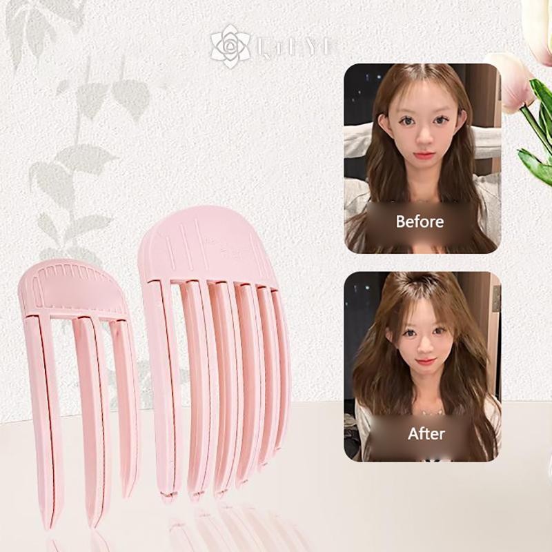 Qrhyk 3 / 6 Răng Lông Tơ Rễ Tóc Hiện Vật Cao Kẹp Tóc Tự Nhiên Lông Tơ Traceless Tóc Làm Đẹp Dụng Cụ Tạo Kiểu Cho Lười Mới