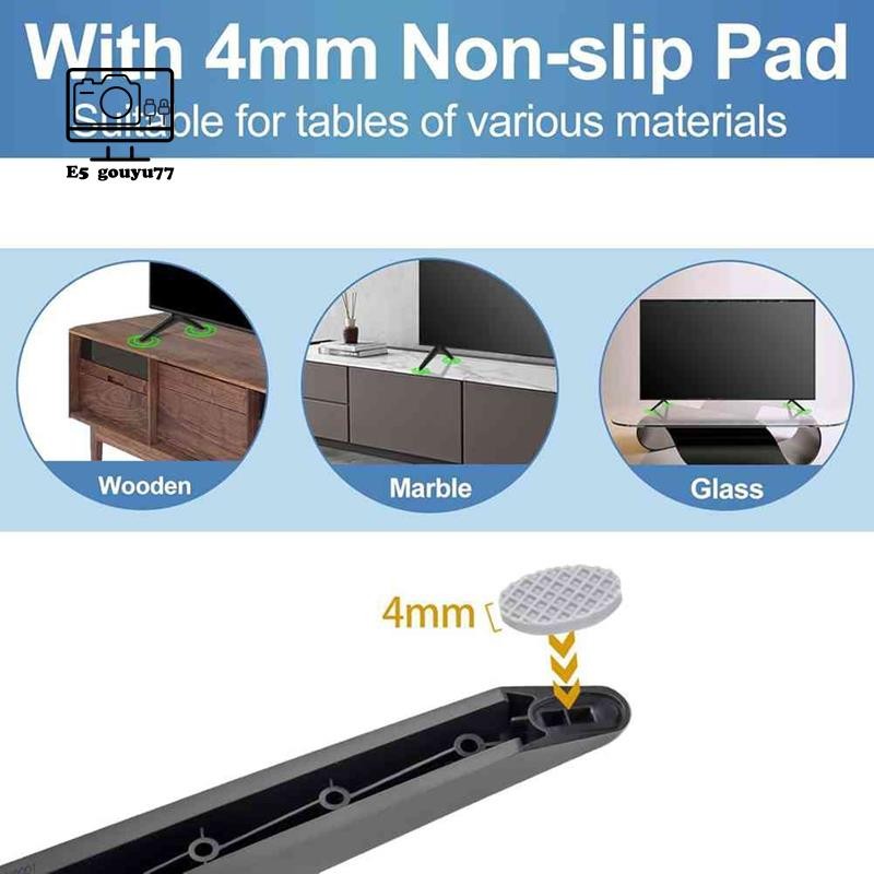 Gouyu77 Giá đỡ tivi TCL 28-65 inch cho Roku, thay thế bằng ốc vít