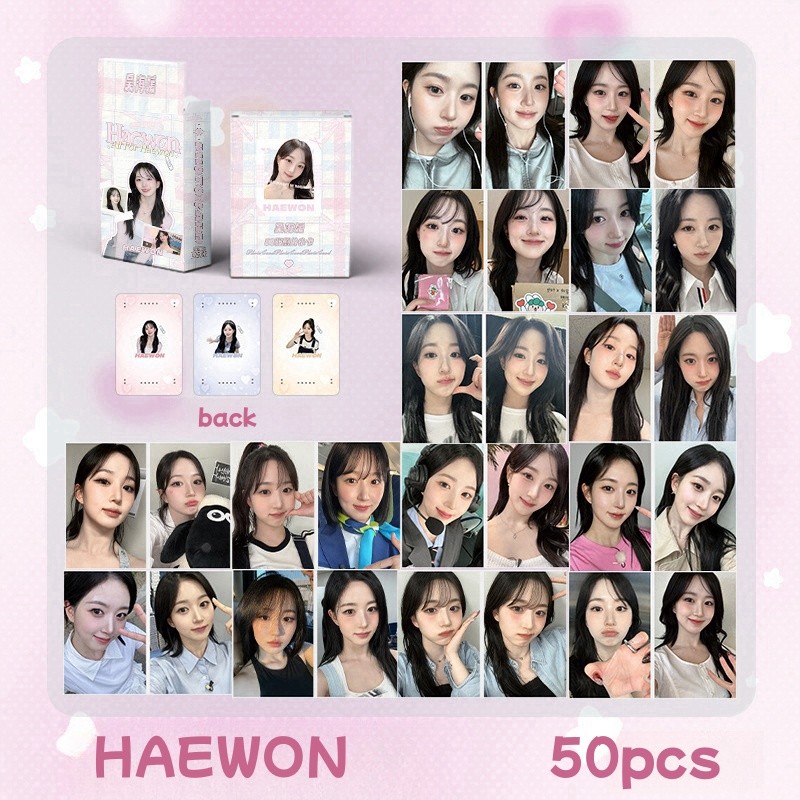50 / 55 / 60 Chiếc NMIXX Photocards Laser Hologram Lomo Cards LILY HAEWON SULLYOON BAE JIWOO KYUJIN Bưu Thiếp Ba Chiều YM