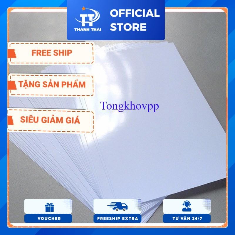 Giấy đề can in ảnh A4 ĐL135 -115 decal ảnh bóng ( 50 tờ 1 tập) | Shopee ...