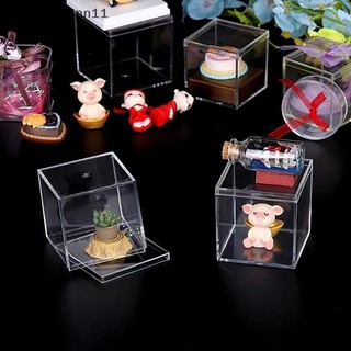 [BBNZDD] Hộp hình vuông Acrylic trong suốt có nắp / Hộp kẹo / Nhiều công dụng Hộp đựng trong suốt Hộp đựng BVAH
