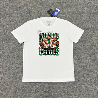 2024nba Championship Jersey Jealent Brown Áo thun ngắn tay khô nhanh Phiên bản kỷ niệm Đồng phục huấn luyện bóng rổ Thể thao Chụp ảnh Đồng phục