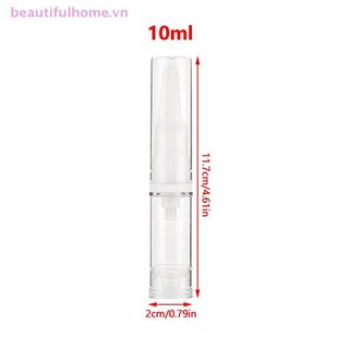 [Beautifulhome] Chai du lịch dạng lỏng 5 / 10 / 15ml Mỹ phẩm Kem mắt Chai chân không Chai du lịch di động [làm đẹp]