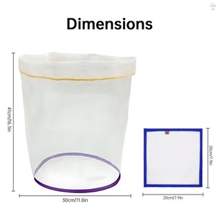 Bộ 5 túi lọc 1 gallon túi bong bóng micron dây rút