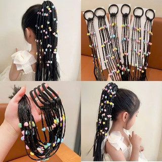 Tóc Giả TẾT CHARM ĐÍNH HẠT Nhiều Màu Dễ Thương Cho Bé HaminStore