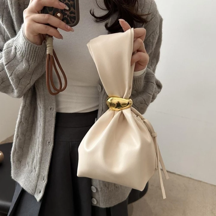 Women's Korean-Style PU Leather Clutch – Large, for Parties – 5