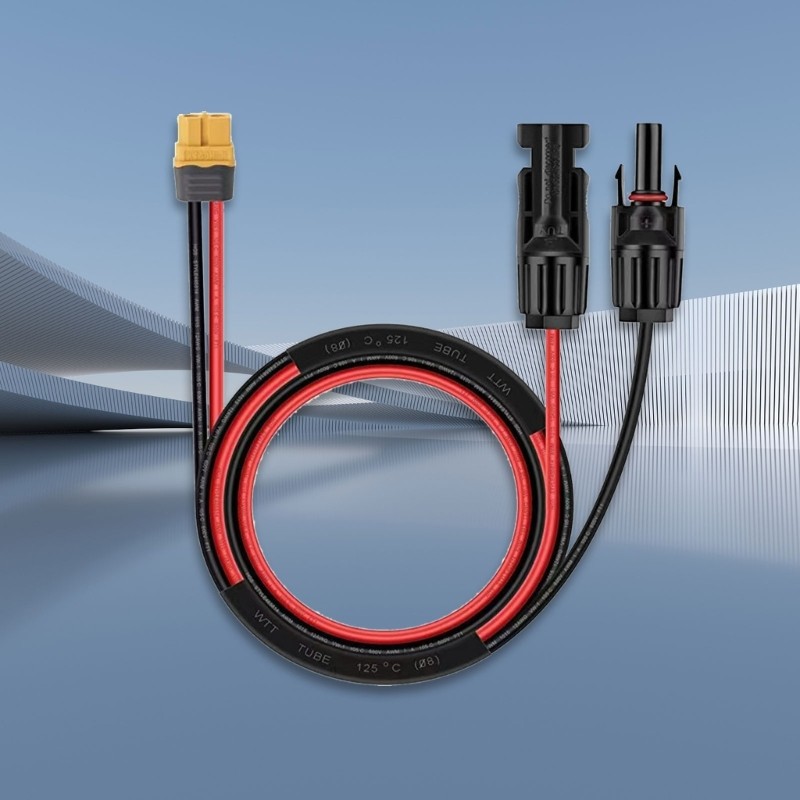 [3C] Cáp sạc năng lượng mặt trời 12AWG sang XT60 để sạc phiêu lưu và khẩn cấp