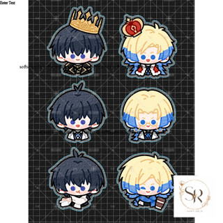Michael Kaiser Anime Chuỗi Móc Khóa Nữ BLUE LOCK acrylic Móc Khóa Người Đàn Ông Isagi Yoichi Mó