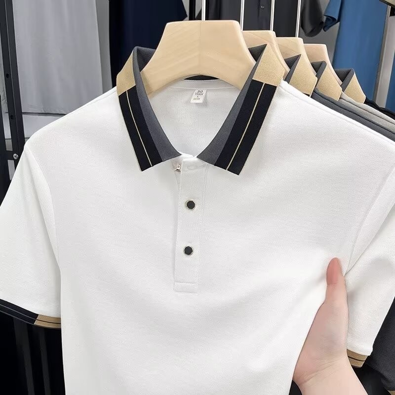 VG Áo Polo Nam , Áo Thun Ve Áo Công Sở Thường Ngày, Tay Ngắn Cao Cấp Thoải Mái Và Thoáng Khí