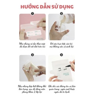 Túi Trữ Sữa Misuta Có Vòi Bảo Quản Sữa Khi Đi Du Lịch Chất Liệu An Toàn Thiết Kế Miệng Túi To Dễ Đổ Sữa