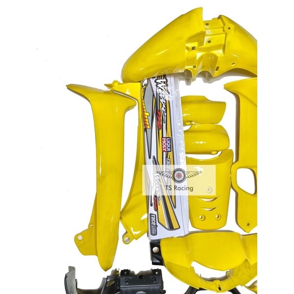 Dàn áo wave alpha - wave nhỏ màu vàng - tặng team 3 lớp