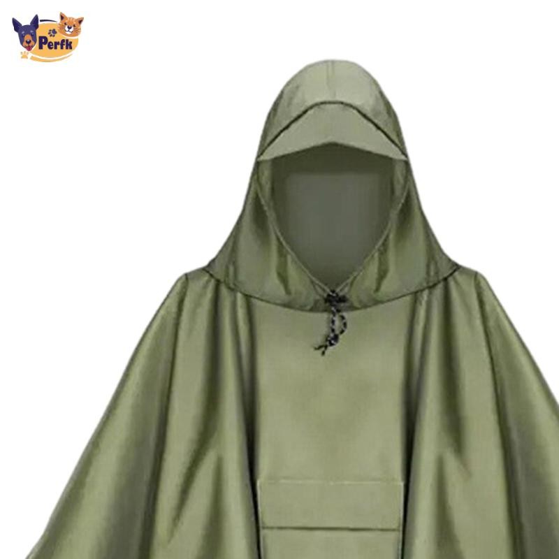 Áo mưa Poncho có mũ trùm đầu cho người lớn, che mưa, đi bộ đường dài, sự kiện thể thao, du lịch ngoài trời