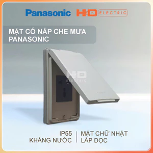 Mặt 1, 2, 3 có nắp che mưa Pana sonic,hộp chống thấm,mặt 1,2,3 thiết bị có nắp che mưa,mặt chống nước,che mưa,mặt che ổ