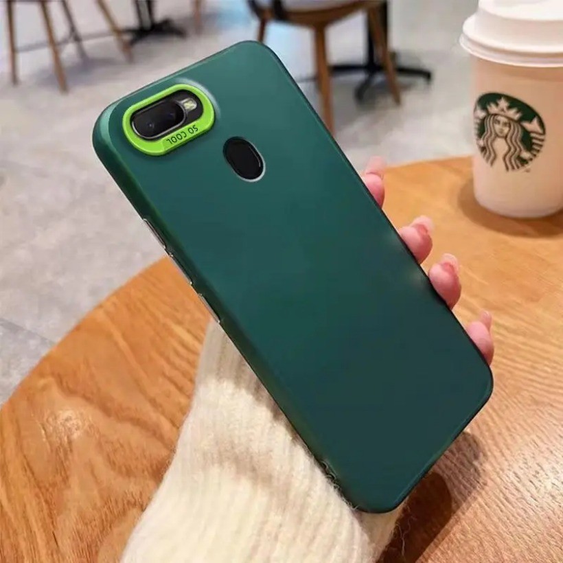 Dành Cho Ốp Lưng OPPO AX5 OPPO A3S A12e A12 A7 AX7 A5S AX5S F9 Pro Ốp Lưng Điện Thoại Laser Kim Loại Sang Trọng Màu Aurora Ốp Lưng Chống Sốc
