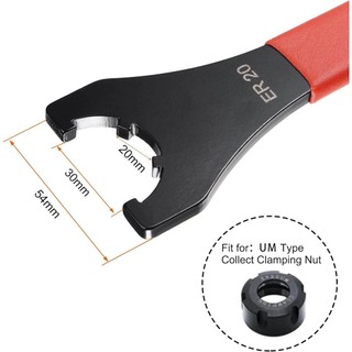 Tay Mở ER20 / ER25 / ER32 Kiểu UM – Cờ Lê ER Chuẩn ISO APU, Dụng Cụ Tháo Collet Máy CNC Chính Xác