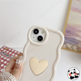 Ốp Điện Thoại Dây Sóng 3D Cho Redmi 14C 14R 13 13C 13R 12 12R 12C 11A 10 9 Prime Power 10C 9A 9T 5G 4G Ốp Lưng Trái Tim Tình Yêu Dễ Thương Vỏ Mềm Có Dây Buộc Cổ Tay