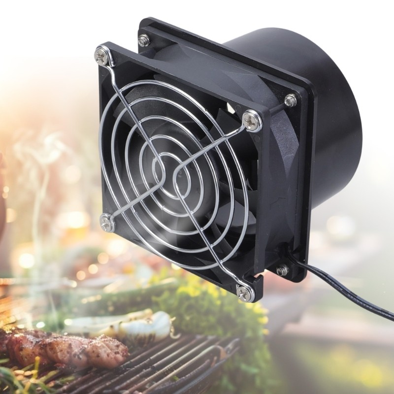 Quạt Xả KIKIN 3800RPM 80mm 12V Quạt Hút Không Khí Hút Khói Máy Thổi Khí Cho Hàn Văn Phòng Hội Trường Thủy Canh Ki