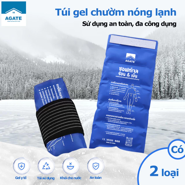 Túi gel chườm nóng lạnh, Túi chườm nóng lạnh đa năng, Túi chườm nóng lạnh và làm ấm cơ thể, Giảm đau