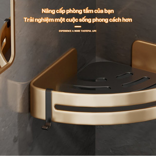 Kệ Đựng Đồ Dán Tường Góc Tường Bunnies House
 Inox 304 Bền Đẹp Cho Nhà Bếp Nhà Tắm