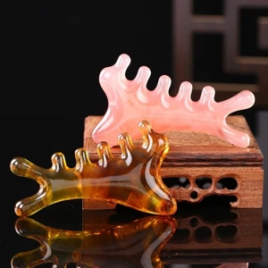 Lược Massage đa chức năng Máy mát xa da đầu Chất liệu nhựa thân thiện với da Mặt Gua Sha Massage